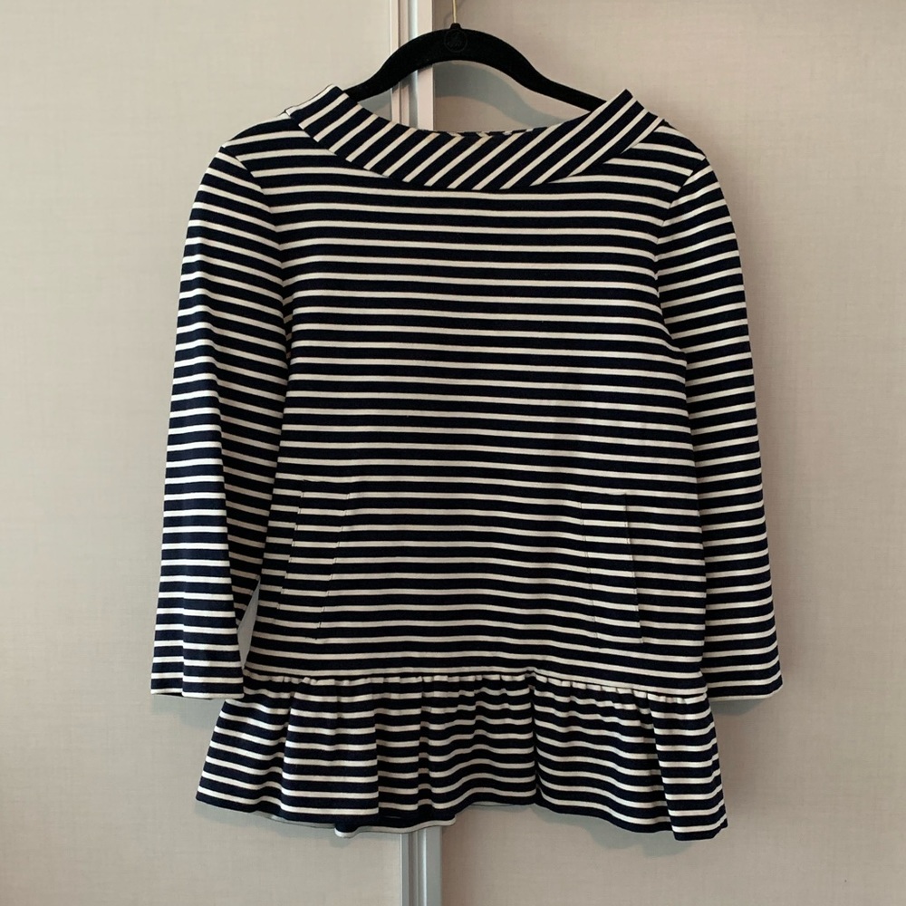 Kate Spade Annetta Peplum Top
